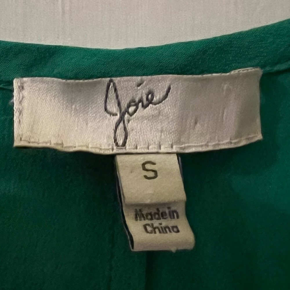 Joie dress in green silk! Perfect for resort wear - Picture 2 of 2